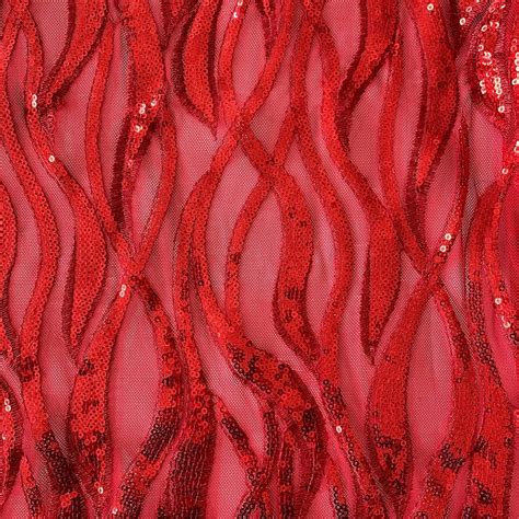 red metallic mesh fabric|red fabric for dresses.